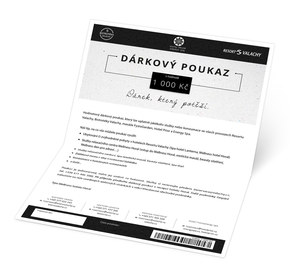 Dárkové poukazy
